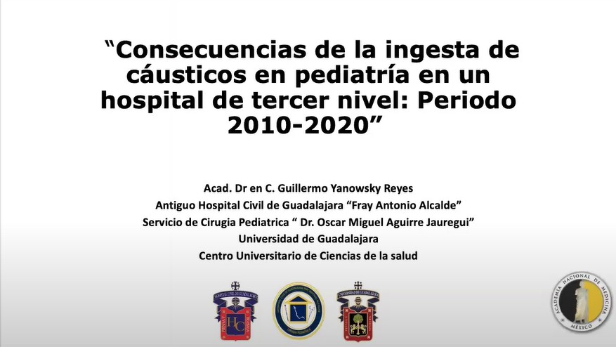 Consecuencias de la ingesta de cáusticos