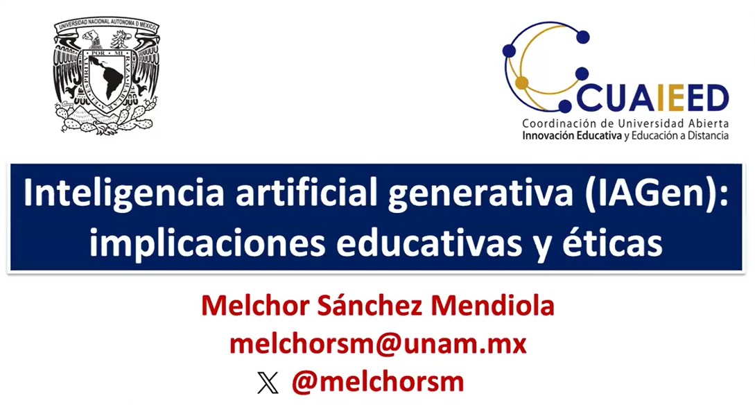 Inteligencia artificial generativa (IAGen): implicaciones educativas y éticas